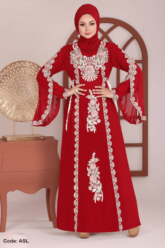 عباية سهيلة - حرير وشيفون